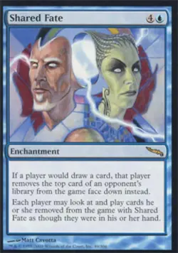 Shared Fate - Medium Play MTG Mirrodin - Image 1