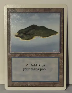 Island (B) Fourth Edition MTG Magic The Gathering LP Light Play Fast Shipping - Image 1