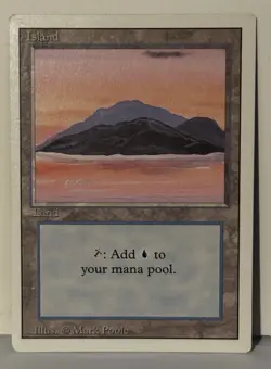 Island (C) Fourth Edition MTG Magic The Gathering LP Light Play Fast Shipping - Image 1