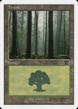 Forest (106) - Light Play MTG Battle Royale Box Set - Image 1
