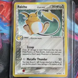 Pokemon Raichu 2006 EX Delta Species 15/110 Holo Rare Card TCG English - Image 1