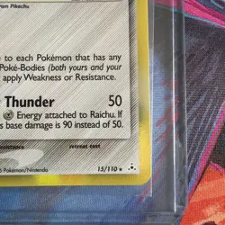 Pokemon Raichu 2006 EX Delta Species 15/110 Holo Rare Card TCG English - Image 4