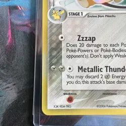 Pokemon Raichu 2006 EX Delta Species 15/110 Holo Rare Card TCG English - Image 5