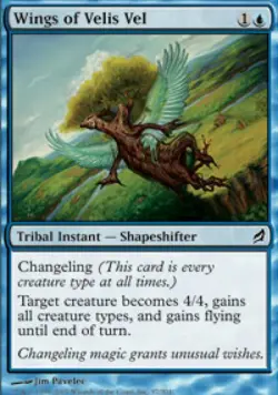 Wings of Velis Vel -Foil Light Play MTG Lorwyn - Image 1