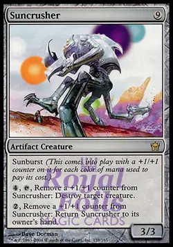 Suncrusher 1x FOIL 5DN MTG 5th Fifth Dawn Rare MINT artifact - Image 1