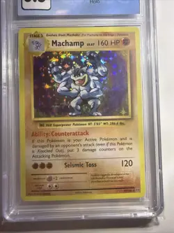 Pokemon TCG XY Evolutions Machamp Holo Rare Card 59/108 Graded CGC 8.5 - Image 4