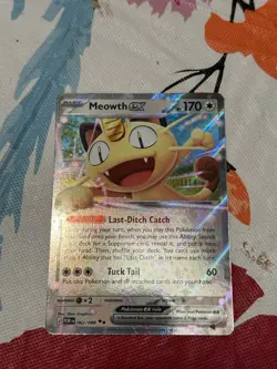 Pokemon Meowth EX 062/088 Holo Basic 170 HP Cat Card English Standard - Image 1