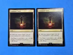 2x Command Tower Universes Beyond Fallout 2024 Mtg Magic Card Land Mana 259 - Image 1