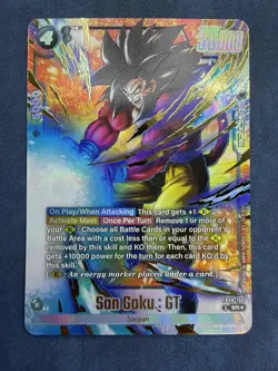 Son Goku : GT FB09-100 Alternate Art Dual Evolution Dragon Ball Card English - Image 1
