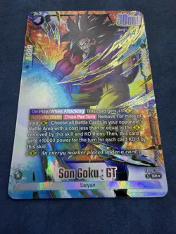 Son Goku : GT FB09-100 Alternate Art Dual Evolution Dragon Ball Card English - Image 2