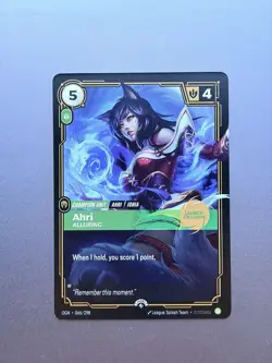 Ahri Alluring (Launch Exclusive) Riftbound Promo Card Foil Holographic - Image 1
