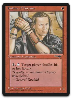 Soldier of Fortune (NM) Alliances ALL Magic MTG - Image 1