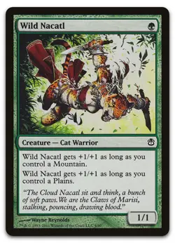Wild Nacatl #4 (NM) Duel Decks: Ajani vs. Nicol Bolas DDH Magic MTG - Image 1