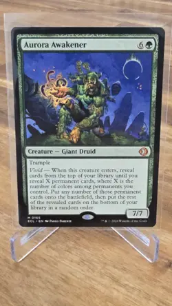 MTG Aurora Awakener - Lorwyn Eclipsed (ECL) Mythic NM #165 - Image 1