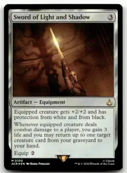Sword of Light and Shadow #100 (Foil) (NM) Assassin's Creed ACR Magic MTG - Image 1