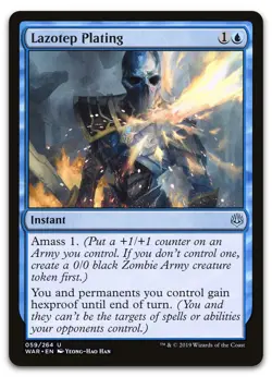 Lazotep Plating #59 (NM) War of the Spark WAR Magic MTG - Image 1