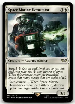 Space Marine Devastator #14 (NM) Warhammer 40,000 40K Magic MTG - Image 1
