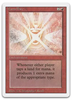 Mana Flare (NM) Revised Edition 3ED Magic MTG - Image 1