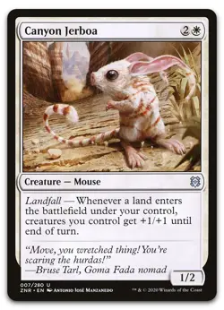 Canyon Jerboa #7 (NM) Zendikar Rising ZNR Magic MTG - Image 1