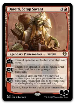 Daretti, Scrap Savant #213 (NM) Commander Masters CMM Magic MTG - Image 1