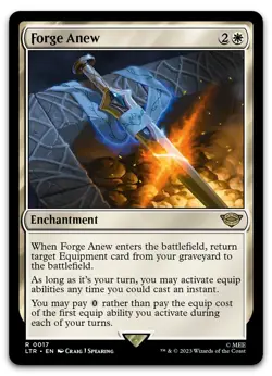 Forge Anew #17 (NM) Lord of the Rings LTR Magic MTG - Image 1