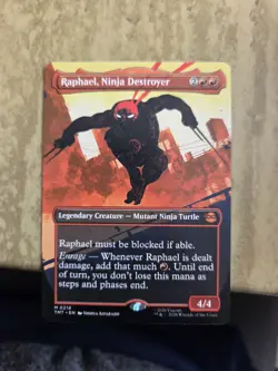 Magic Tmnt Raphael Ninja Destroyer Borderless M 0218 Sharp Invest Hot 🔥 - Image 1