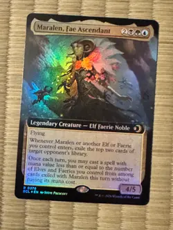 Maralen, Fae Ascendant (Extended Art) Lorwyn Eclipsed Foil - Image 1
