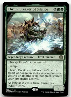 Thrun, Breaker of Silence #186 (Foil) NM Phyrexia All Will Be One ONE Magic MTG - Image 1