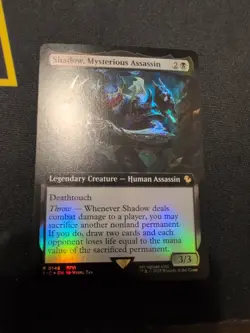 MTG, Shadow Mysterious Assassin 148 Extended Art Foil Final Fantasy - Image 1