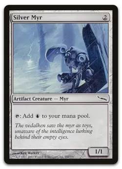 Silver Myr #241 (NM) Mirrodin MRD Magic MTG - Image 1