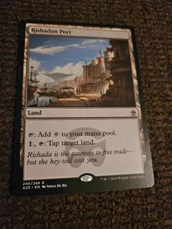MTG Magic the Gathering Rishadan Port (246/266) Masters 25 NM - Image 1