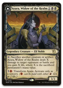 Ayara, Widow of the Realm (Showcase) #296 NM March of the Machine MOM Magic MTG - Image 1
