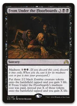 From Under the Floorboards #111 (NM) Shadows over Innistrad SOI Magic MTG - Image 1