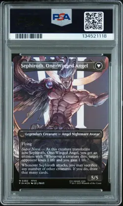 Sephiroth Magic The Gathering Final Fantasy 0382 NM PSA 10 - Image 2
