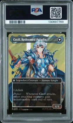 2025 MTG FINAL FANTASY #0525 CECIL, DARK KNIGHT/CECIL, REDEEMED PALADIN PSA 10 - Image 2