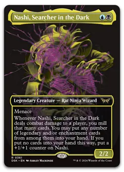 Nashi, Searcher in the Dark (Showcase) #361 (NM) Duskmourn DSK Magic MTG - Image 1