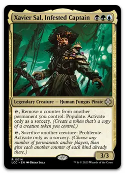 Xavier Sal, Infested Captain #14 (NM) Lost Caverns of Ixalan LCC Magic MTG - Image 1