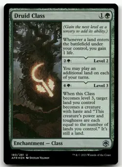 Druid Class #180 (Foil) (NM) Forgotten Realms AFR Magic MTG - Image 1