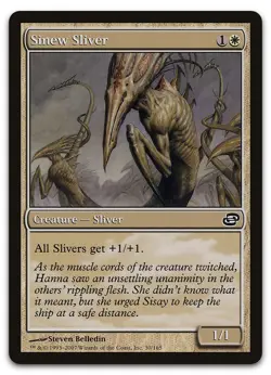 Sinew Sliver #30 (NM) Planar Chaos PLC Magic MTG - Image 1