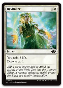 Revitalize #244 (NM) Foundations Jumpstart J25 Magic MTG - Image 1