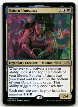 Satoru Umezawa #234 (NM) Kamigawa Neon Dynasty NEO Magic MTG - Image 1