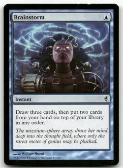 Brainstorm #91 (NM) Conspiracy CNS Magic MTG - Image 1