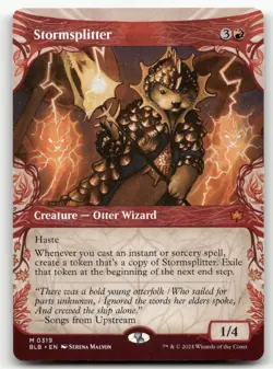 Stormsplitter (Showcase) #319 (NM) Bloomburrow BLB Magic MTG - Image 1
