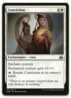 Conviction #12 (NM) Aether Revolt AER Magic MTG - Image 1