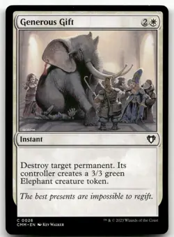 Generous Gift #26 (NM) Commander Masters CMM Magic MTG - Image 1