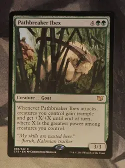 Magic: The Gathering Pathbreaker Ibex Commander 2015 Rare Creature Green Regular - Image 1