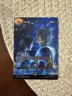 Stay with Me - Rhystic Study (Showcase) Final Fantasy: Through the Ages Regular - Image 1