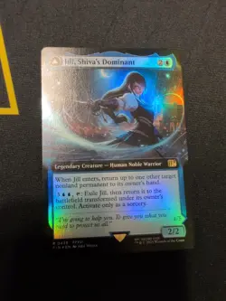 MTG Final Fantasy Jill, Shiva's Dominant 0438 Extended Art Foil - Image 1