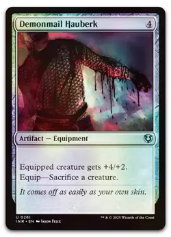 Demonmail Hauberk #261 (Foil) (NM) Innistrad Remastered INR Magic MTG - Image 1