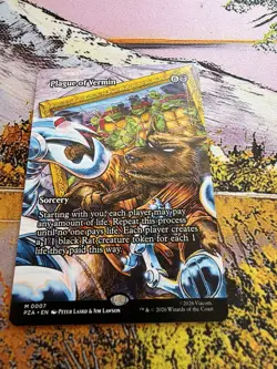 Plague of Vermin - Extended Art PZA NM MTG - Image 3